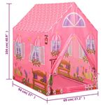 Jucarii, Copii si Bebe - Jucarii si jocuri - Jucarii de exterior - Casute si corturi copii - Cort de joaca pentru copii cu 250 bile, roz, 69x94x104 cm, multicolor 1 - Infinity.ro