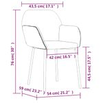 Casa si Gradina - Mobilier - Scaune si fotolii - Scaune - Scaune de bucatarie, 2 buc., gri deschis, textil / piele ecologica - Infinity.ro