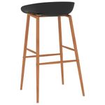 Casa si Gradina - Mobilier - Seturi de mobilier - Seturi bucatarie - Set mobilier de bar, 5 piese, alb si negru - Infinity.ro