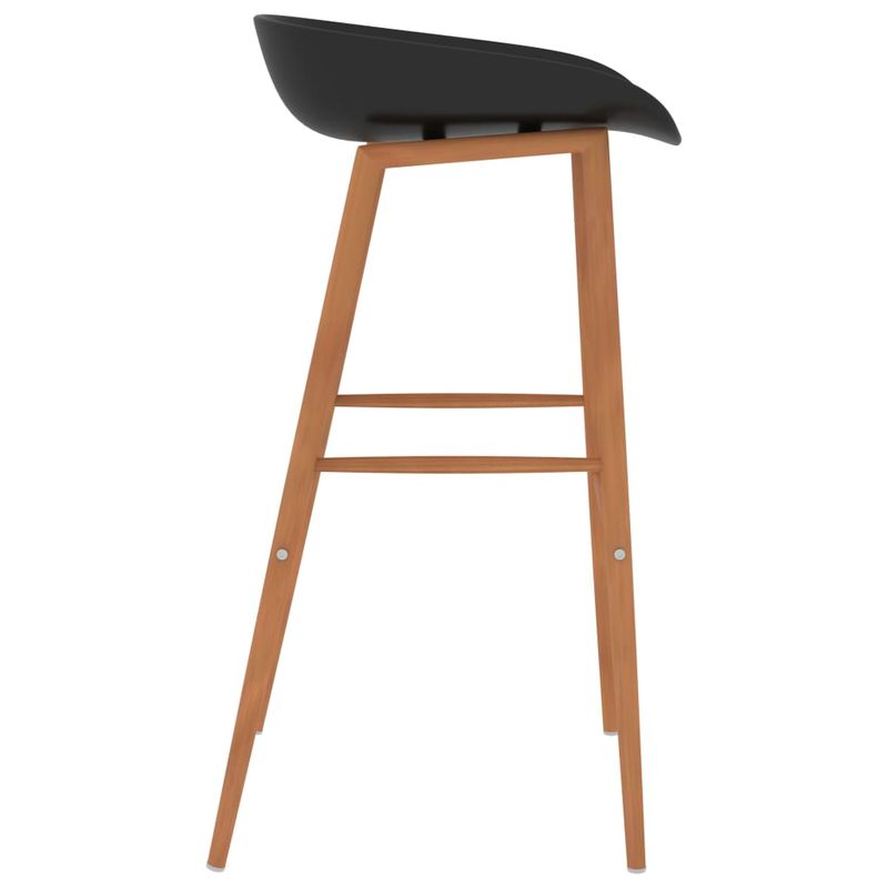 Casa si Gradina - Mobilier - Seturi de mobilier - Seturi bucatarie - Set mobilier de bar, 5 piese, alb si negru - Infinity.ro