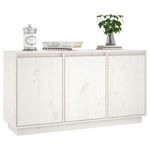 Casa si Gradina - Mobilier - Comode si corpuri - Comode - Dulap, alb, 111x34x60 cm, lemn masiv de pin - Infinity.ro