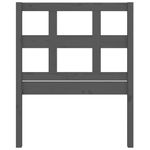 Casa si Gradina - Mobilier - Paturi si accesorii - Accesorii paturi - Tablie de pat, gri, 80,5x4x100 cm, lemn masiv de pin - Infinity.ro