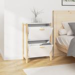 Casa si Gradina - Mobilier - Organizare si depozitare - Organizator incaltaminte - Pantofar, alb, 57,5x33x80 cm, lemn compozit - Infinity.ro