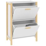 Casa si Gradina - Mobilier - Organizare si depozitare - Organizator incaltaminte - Pantofar, alb, 57,5x33x80 cm, lemn compozit - Infinity.ro