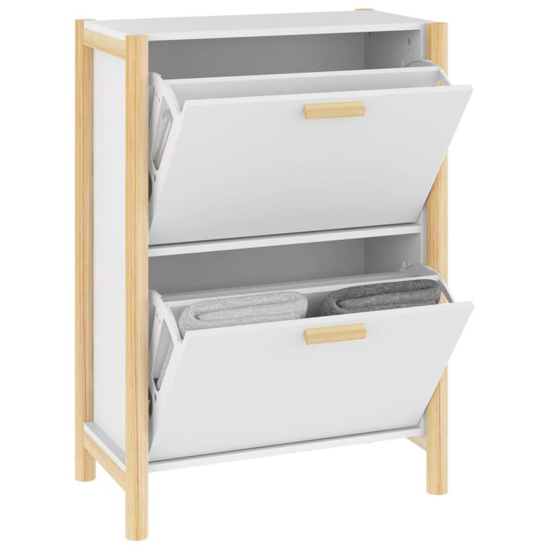 Casa si Gradina - Mobilier - Organizare si depozitare - Organizator incaltaminte - Pantofar, alb, 57,5x33x80 cm, lemn compozit - Infinity.ro