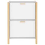 Casa si Gradina - Mobilier - Organizare si depozitare - Organizator incaltaminte - Pantofar, alb, 57,5x33x80 cm, lemn compozit - Infinity.ro