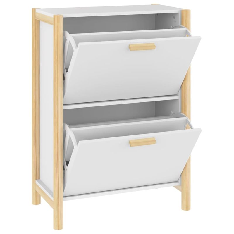 Casa si Gradina - Mobilier - Organizare si depozitare - Organizator incaltaminte - Pantofar, alb, 57,5x33x80 cm, lemn compozit - Infinity.ro