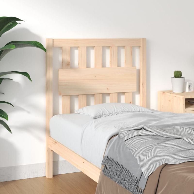 Casa si Gradina - Mobilier - Paturi si accesorii - Accesorii paturi - Tablie de pat, 80,5x4x100 cm, lemn masiv de pin - Infinity.ro