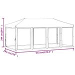 Casa si Gradina - Gradina si terasa - Umbrele si pavilioane - Pavilioane - Cort pliabil pentru petrecere, pereti laterali, antracit, 3x6 m - Infinity.ro