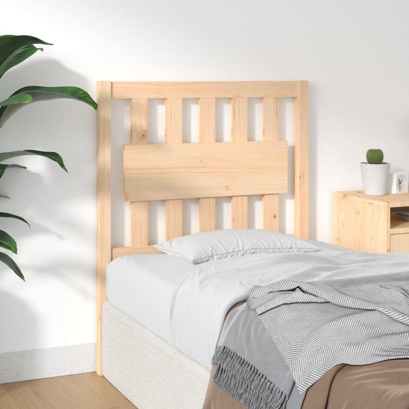 Casa si Gradina - Mobilier - Paturi si accesorii - Accesorii paturi - Tablie de pat, 80,5x4x100 cm, lemn masiv de pin - Infinity.ro