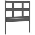 Casa si Gradina - Mobilier - Paturi si accesorii - Accesorii paturi - Tablie de pat, gri, 80,5x4x100 cm, lemn masiv de pin - Infinity.ro
