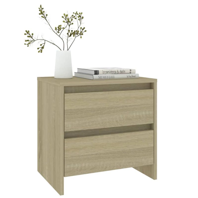 Casa si Gradina - Mobilier - Comode si corpuri - Noptiere - Noptiera, stejar sonoma, 45x34,5x44,5 cm, PAL - Infinity.ro