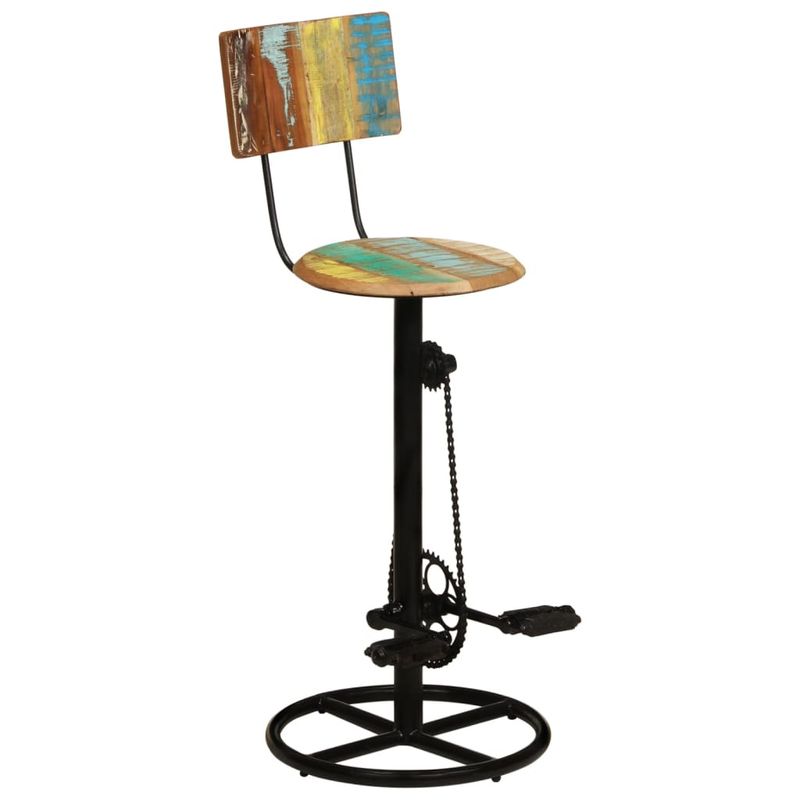 Casa si Gradina - Mobilier - Scaune si fotolii - Scaune - Scaune de bar, 2 buc., lemn masiv reciclat - Infinity.ro