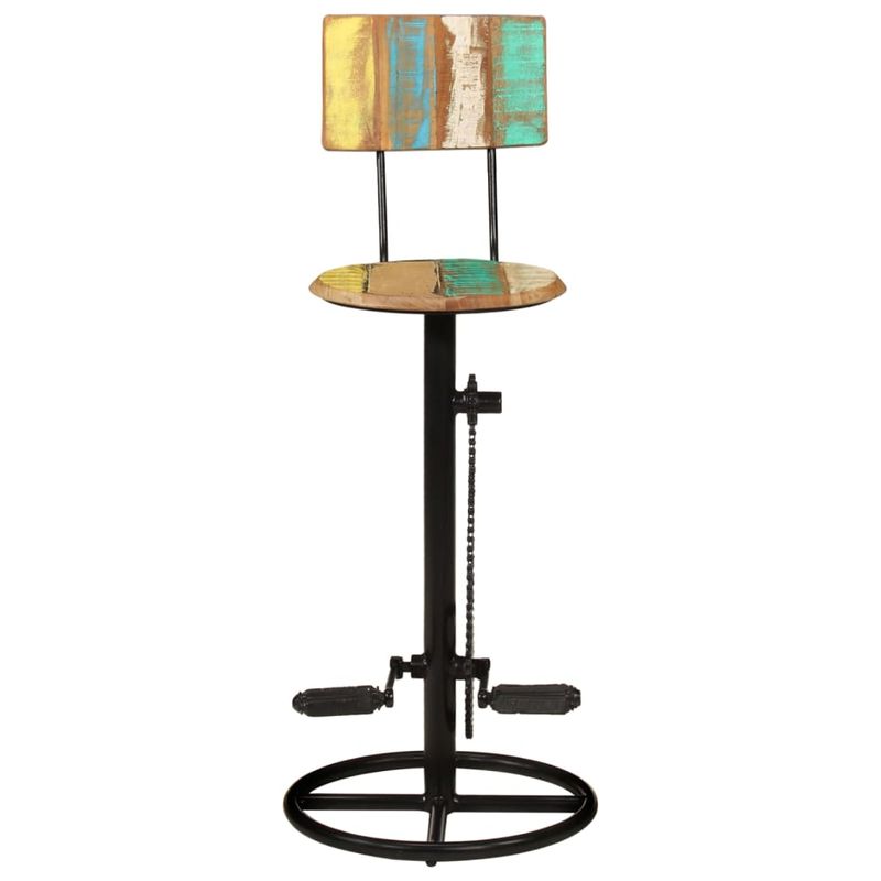 Casa si Gradina - Mobilier - Scaune si fotolii - Scaune - Scaune de bar, 2 buc., lemn masiv reciclat - Infinity.ro