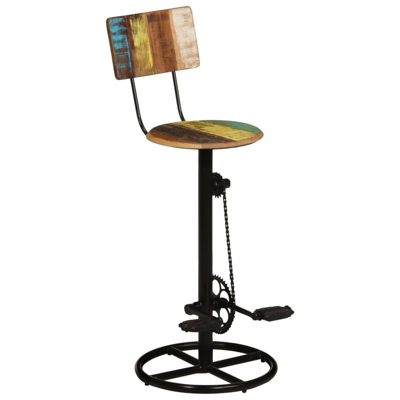 Casa si Gradina - Mobilier - Scaune si fotolii - Scaune - Scaune de bar, 2 buc., lemn masiv reciclat - Infinity.ro