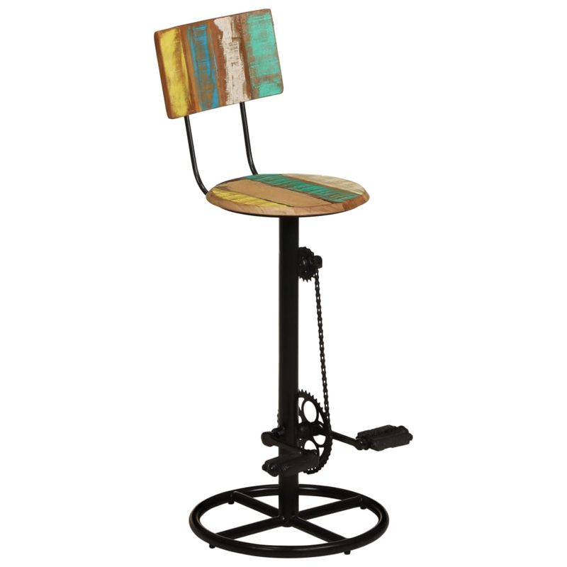 Casa si Gradina - Mobilier - Scaune si fotolii - Scaune - Scaune de bar, 2 buc., lemn masiv reciclat - Infinity.ro