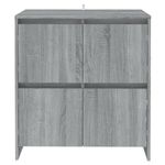 Casa si Gradina - Mobilier - Comode si corpuri - Comode - Servante, 2 buc, stejar sonoma gri, 70x41x75 cm, lemn prelucrat - Infinity.ro
