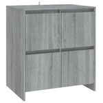 Casa si Gradina - Mobilier - Comode si corpuri - Comode - Servante, 2 buc, stejar sonoma gri, 70x41x75 cm, lemn prelucrat - Infinity.ro
