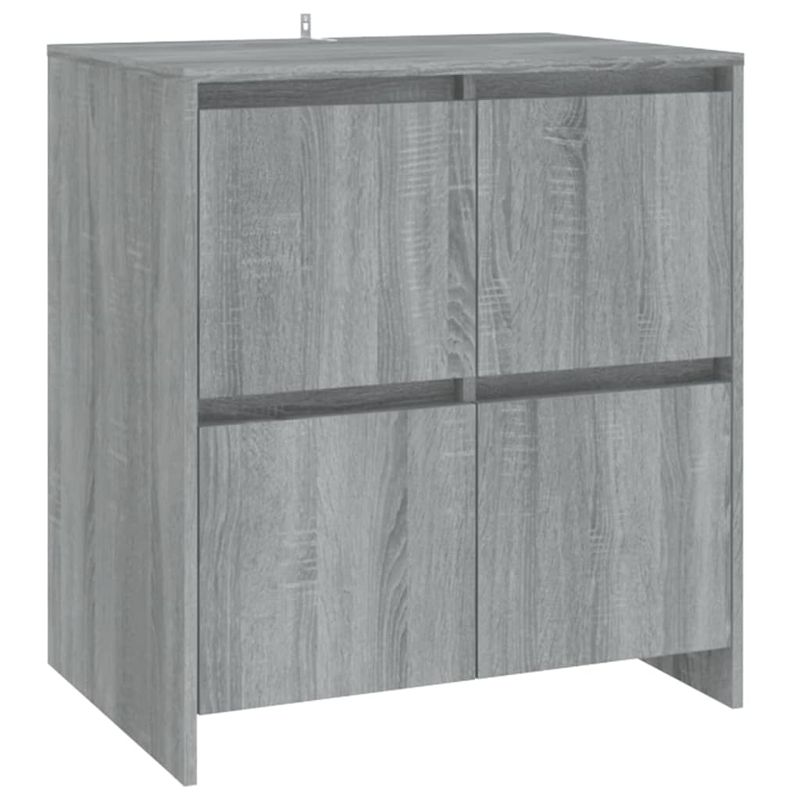 Casa si Gradina - Mobilier - Comode si corpuri - Comode - Servante, 2 buc, stejar sonoma gri, 70x41x75 cm, lemn prelucrat - Infinity.ro