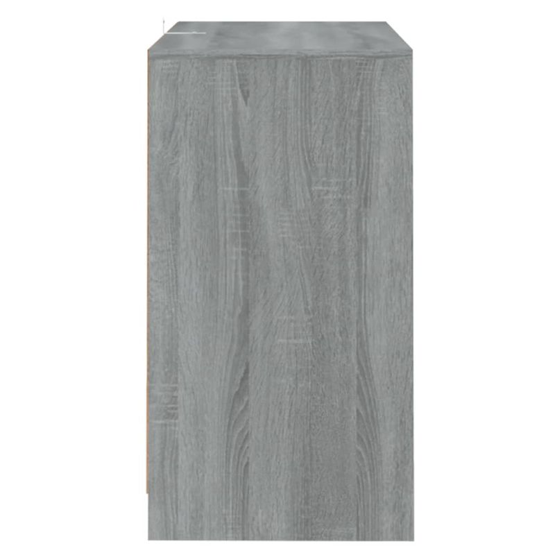 Casa si Gradina - Mobilier - Comode si corpuri - Comode - Servante, 2 buc, stejar sonoma gri, 70x41x75 cm, lemn prelucrat - Infinity.ro