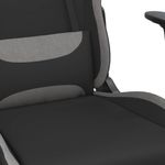 PC, gaming si accesorii - Gaming - Accesorii gaming - Scaune gaming - Scaun de jocuri, negru/gri deschis, textil - Infinity.ro
