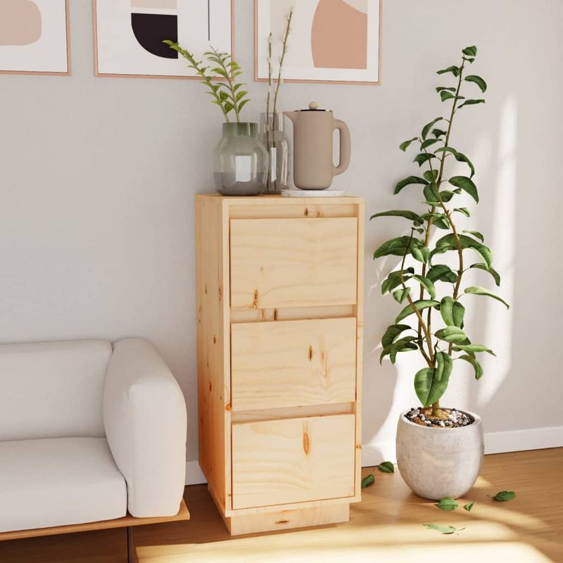 Casa si Gradina - Mobilier - Comode si corpuri - Comode - Servanta, 32x34x75 cm, lemn masiv de pin - Infinity.ro