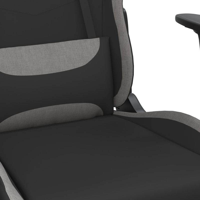 PC, gaming si accesorii - Gaming - Accesorii gaming - Scaune gaming - Scaun de jocuri, negru/gri deschis, textil - Infinity.ro