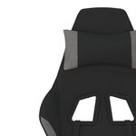 PC, gaming si accesorii - Gaming - Accesorii gaming - Scaune gaming - Scaun de jocuri, negru/gri deschis, textil - Infinity.ro