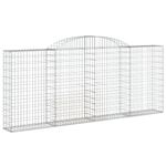 Casa si Gradina - Gradina si terasa - Garduri, panouri si accesorii - Cos gabion arcuit, 300x30x120/140 cm fier galvanizat, cantitate în pachet: 1 - Infinity.ro