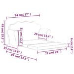 Casa si Gradina - Mobilier - Mobilier copii - Mobilier camera copiilor - Canapea pentru copii, antracit, plus moale - Infinity.ro