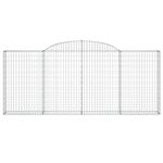 Casa si Gradina - Gradina si terasa - Garduri, panouri si accesorii - Cos gabion arcuit, 300x30x120/140 cm fier galvanizat, cantitate în pachet: 1 - Infinity.ro