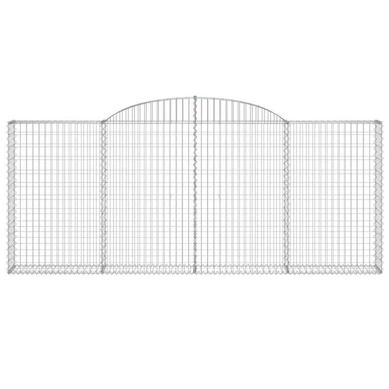Casa si Gradina - Gradina si terasa - Garduri, panouri si accesorii - Cos gabion arcuit, 300x30x120/140 cm fier galvanizat, cantitate în pachet: 1 - Infinity.ro