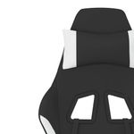 PC, gaming si accesorii - Gaming - Accesorii gaming - Scaune gaming - Scaun de jocuri, negru si alb, textil - Infinity.ro
