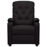 Casa si Gradina - Mobilier - Scaune si fotolii - Fotolii - Fotoliu cu ridicare, negru, piele ecologica - Infinity.ro