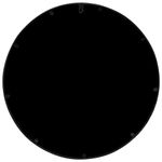 Casa si Gradina - Decoratiuni - Oglinzi - Oglinda de gradina rotunda, negru, 40x3 cm, fier, uz exterior - Infinity.ro