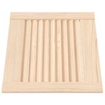 Casa si Gradina - Mobilier - Dulapuri si sifoniere - Dulapuri - Usa de dulap cu design lambriu, 5x39,4 cm lemn masiv pin, cantitate în pachet: 2, natural, mărime 39.5x39.4 cm - Infinity.ro
