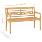 Casa si Gradina - Gradina si terasa - Mobilier exterior - Seturi mobila gradina - Set mobilier gradina, 4 piese, lemn masiv de tec - Infinity.ro
