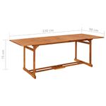Casa si Gradina - Gradina si terasa - Mobilier exterior - Seturi mobila gradina - Set de masa pentru gradina, 11 piese, lemn masiv de acacia - Infinity.ro