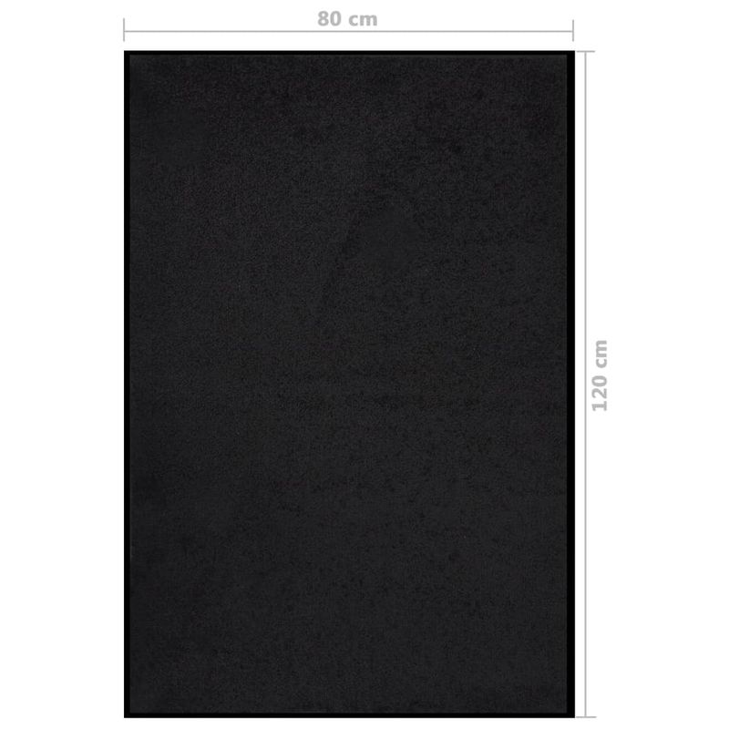 Casa si Gradina - Textile si covoare - Covoare - Covorase intrare - Covoras intrare, negru, 80x120 cm - Infinity.ro