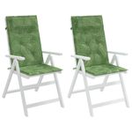 Casa si Gradina - Textile si covoare - Perne si pilote - Perne decorative - Perne scaun cu spatar inalt, 2 buc, model de frunză, textil Oxford - Infinity.ro