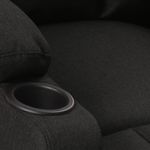 Ingrijire personala si Cosmetice - Sanatate si wellness - Articole wellness - Fotolii de masaj - Fotoliu de masaj, negru, tesatura - Infinity.ro