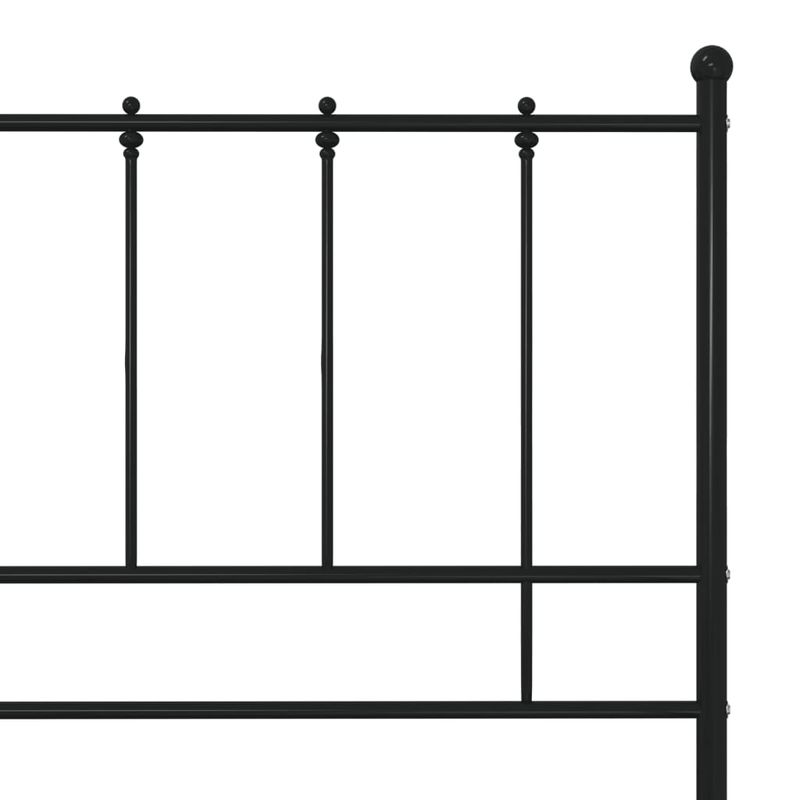 Casa si Gradina - Mobilier - Paturi si accesorii - Paturi - Cadru de pat, negru, 120x200 cm, metal - Infinity.ro