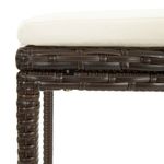 Casa si Gradina - Gradina si terasa - Mobilier exterior - Seturi mobila gradina - Set mobilier bar de gradina cu perne, 5 piese, maro, poliratan - Infinity.ro