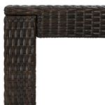 Casa si Gradina - Gradina si terasa - Mobilier exterior - Seturi mobila gradina - Set mobilier bar de gradina cu perne, 5 piese, maro, poliratan - Infinity.ro