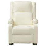 Ingrijire personala si Cosmetice - Sanatate si wellness - Articole wellness - Fotolii de masaj - Fotoliu de masaj cu ridicare, crem, piele ecologica - Infinity.ro