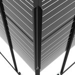 Casa si Gradina - Sanitare - Cazi si cabine de dus - Cabine dus - Cabina de dus cu dungi, negru, 90x70x180 cm, ESG - Infinity.ro