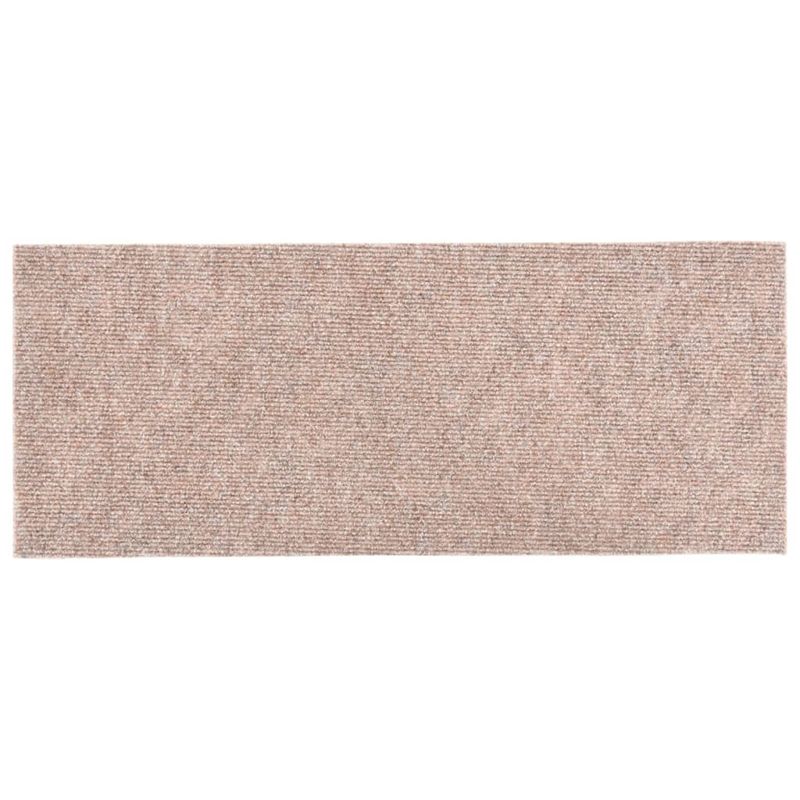 Casa si Gradina - Textile si covoare - Covoare - Covoare casa - Covorase de scari autoadezive, 15 buc., maro deschis, 60x25 cm - Infinity.ro