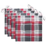 Casa si Gradina - Gradina si terasa - Mobilier exterior - Scaune si sezlonguri gradina - Scaune de gradina cu perne, 4 buc., lemn masiv de acacia - Infinity.ro