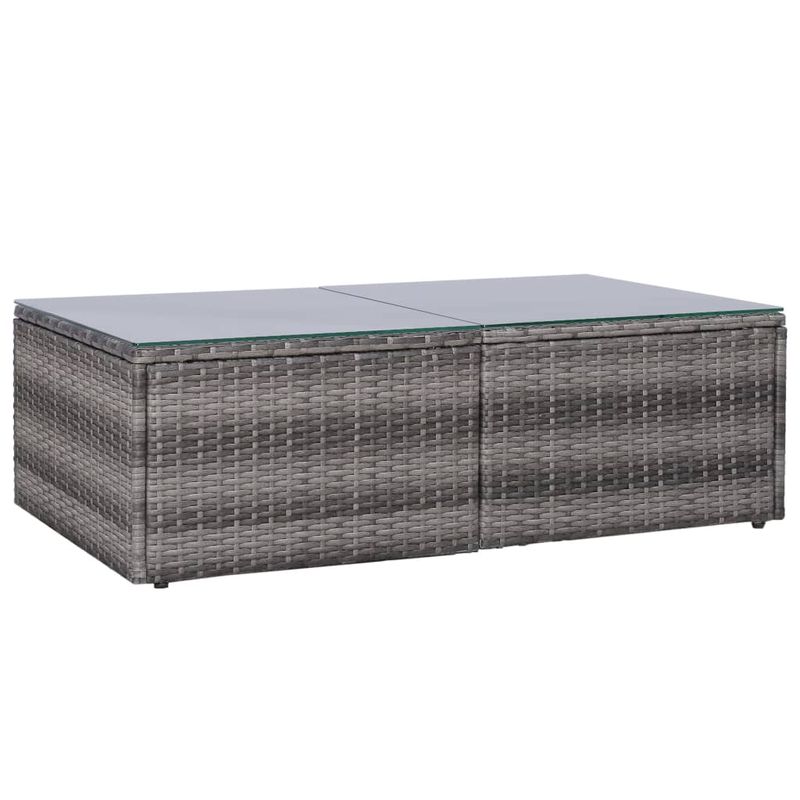 Casa si Gradina - Gradina si terasa - Mobilier exterior - Seturi mobila gradina - Set mobilier de gradina cu perne, 8 piese, gri, poliratan - Infinity.ro