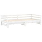 Casa si Gradina - Mobilier - Paturi si accesorii - Paturi - Pat de zi extensibil, alb, 2x(90x200) cm, lemn masiv de pin - Infinity.ro